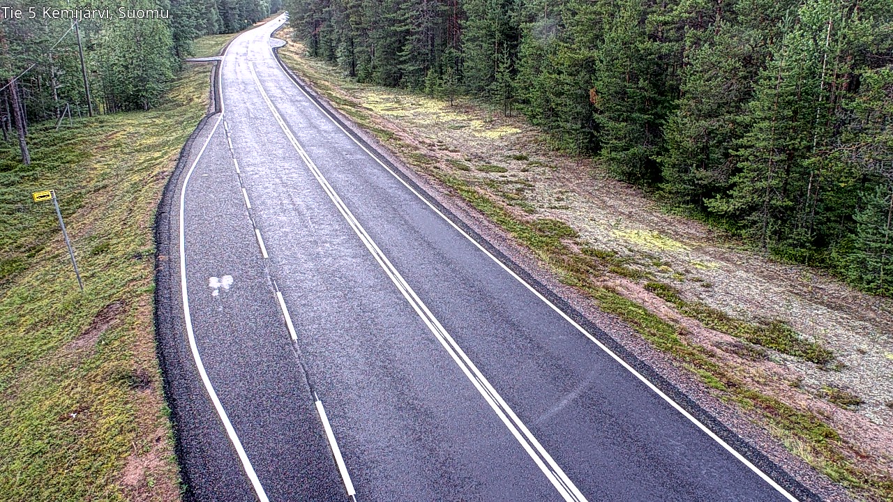 Weather Camera Image Road 5 Kemijärvi, Suomu, Kemijärvi, Lappi
