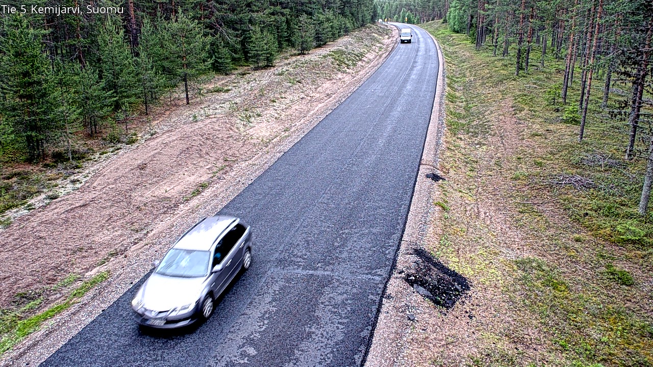 Weather Camera Image Road 5 Kemijärvi, Suomu, Kemijärvi, Lappi