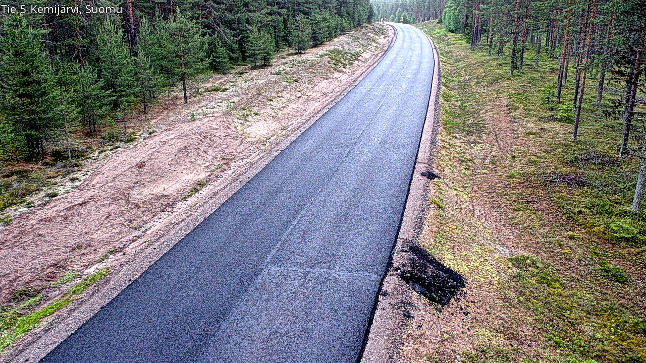 Weather Camera Image Road 5 Kemijärvi, Suomu, Kemijärvi, Lappi