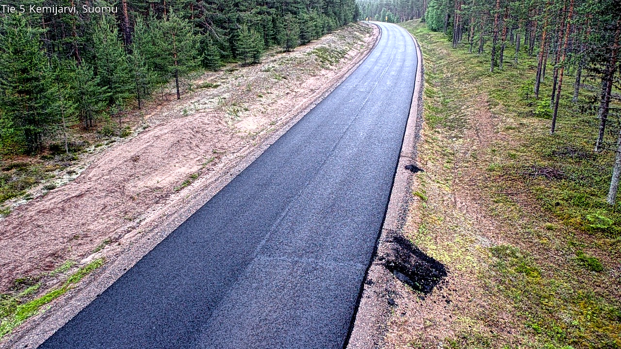 Weather Camera Image Road 5 Kemijärvi, Suomu, Kemijärvi, Lappi