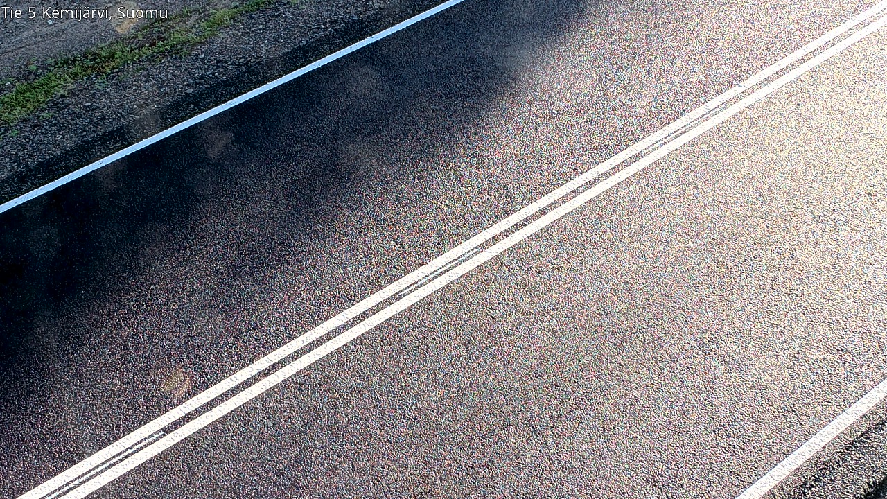Weather Camera Image Väg 5 Kemi träsk, Suomu, Kemijärvi, Lappi