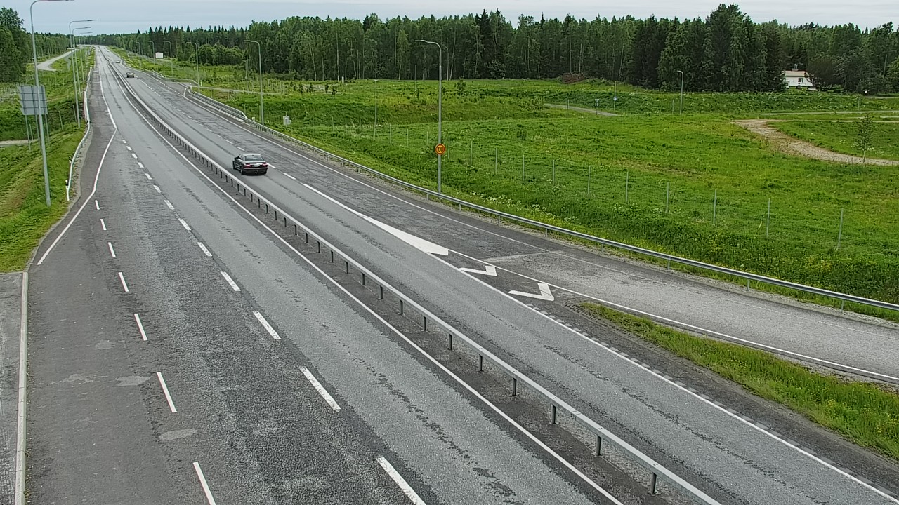 Weather Camera Image Väg 4, Simo, Simoniemi, Simo, Lappi
