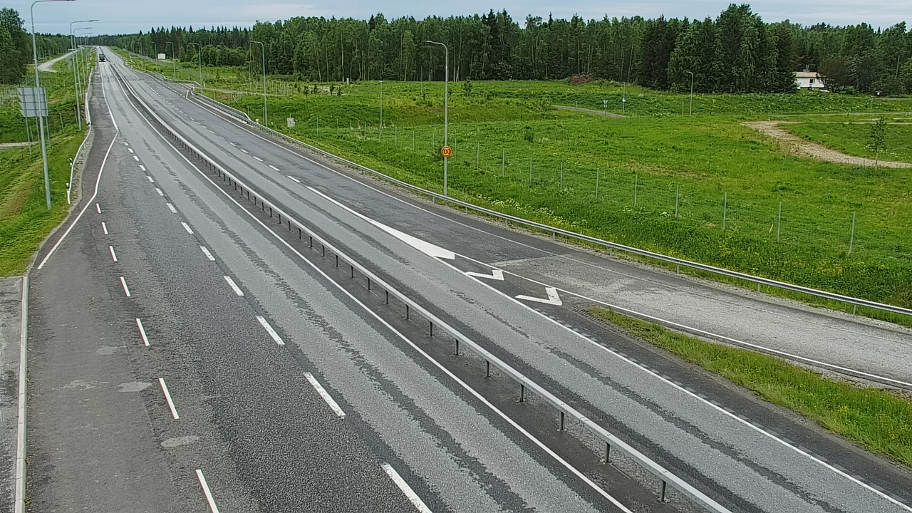Weather Camera Image Road 4, Simo, Simoniemi, Simo, Lappi