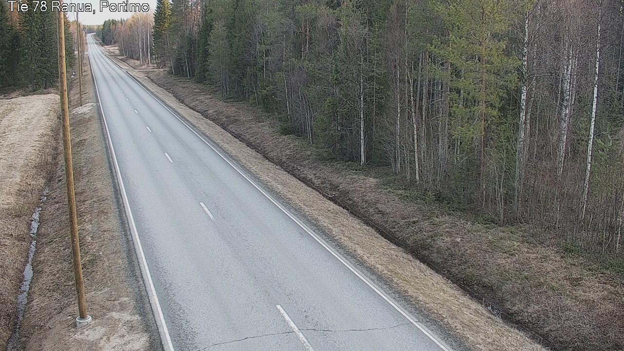 Weather Camera Image Väg 78_Ranua, Portimo, Ranua, Lappi