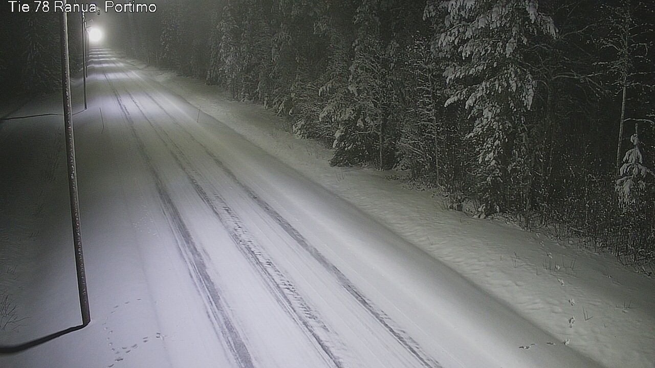 Weather Camera Image Väg 78_Ranua, Portimo, Ranua, Lappi