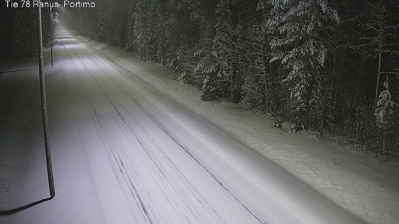 Weather Camera Image Väg 78_Ranua, Portimo, Ranua, Lappi