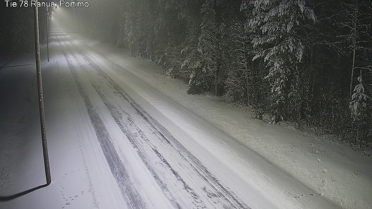 Weather Camera Image Väg 78_Ranua, Portimo, Ranua, Lappi
