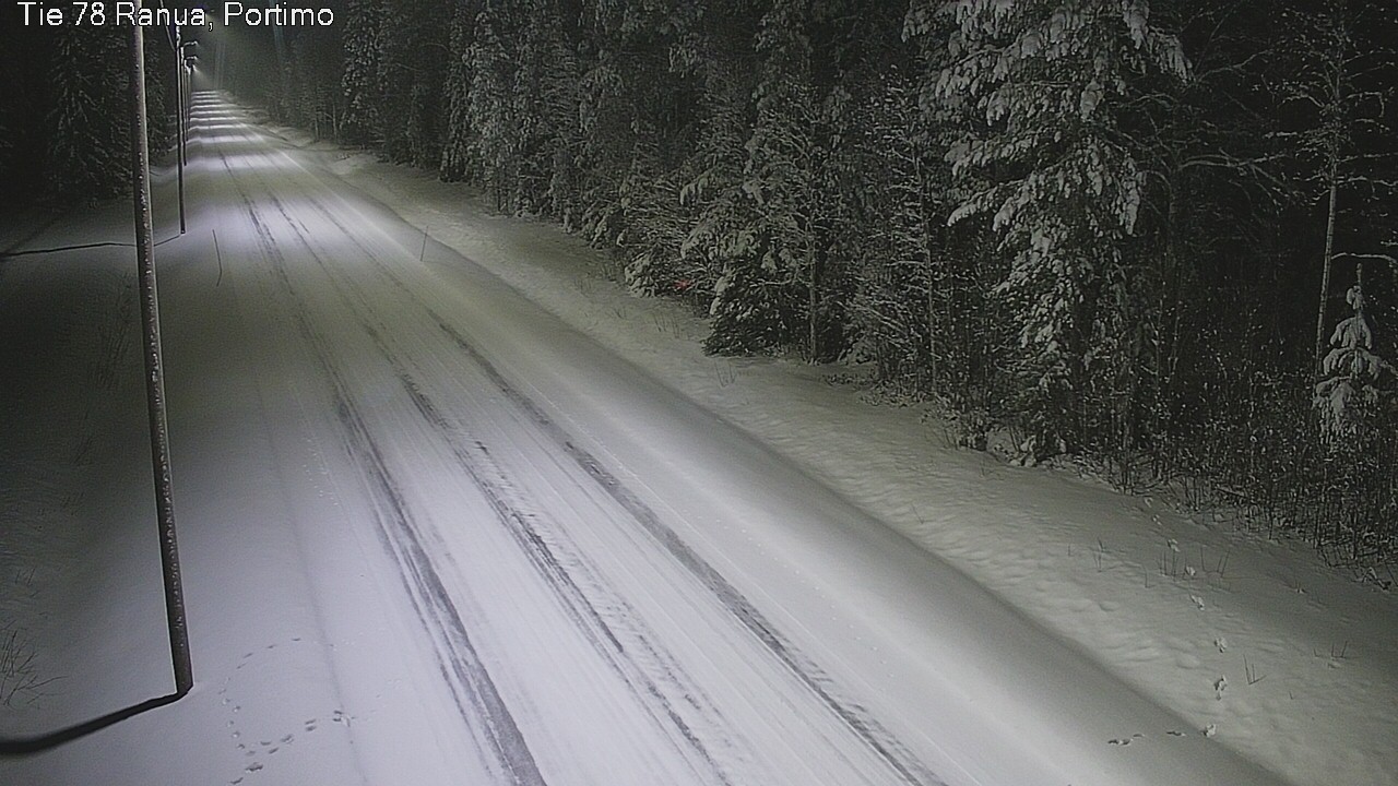 Weather Camera Image Väg 78_Ranua, Portimo, Ranua, Lappi