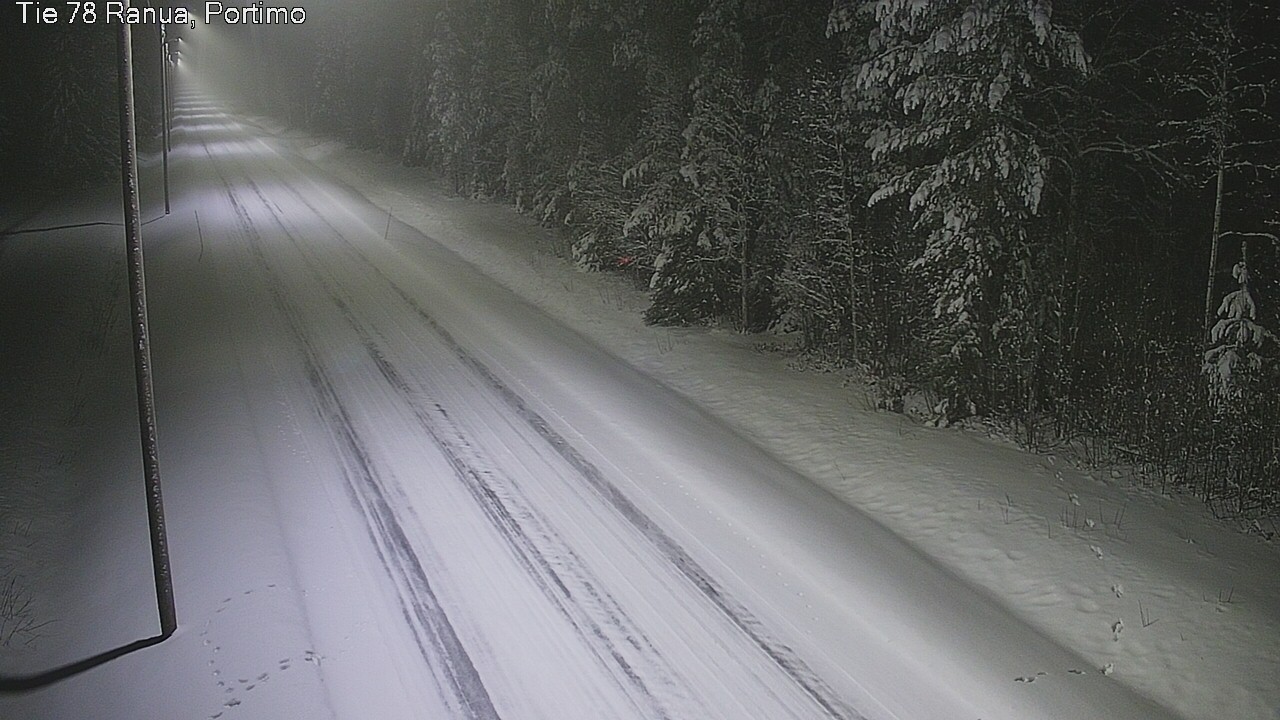 Weather Camera Image Väg 78_Ranua, Portimo, Ranua, Lappi