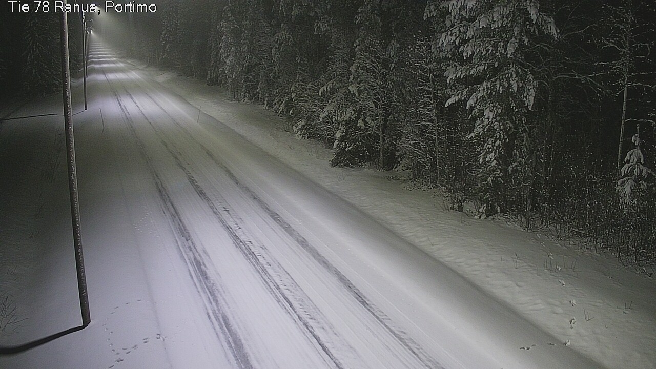 Weather Camera Image Väg 78_Ranua, Portimo, Ranua, Lappi