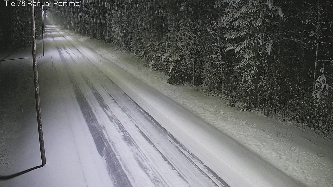 Weather Camera Image Väg 78_Ranua, Portimo, Ranua, Lappi
