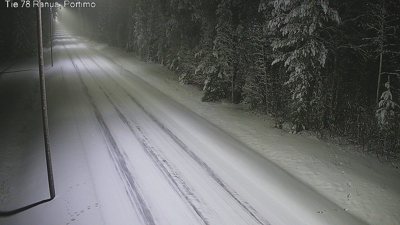 Weather Camera Image Väg 78_Ranua, Portimo, Ranua, Lappi
