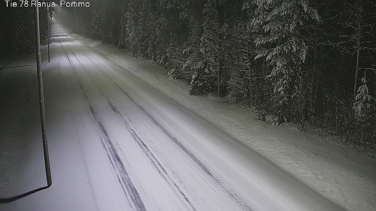 Weather Camera Image Väg 78_Ranua, Portimo, Ranua, Lappi