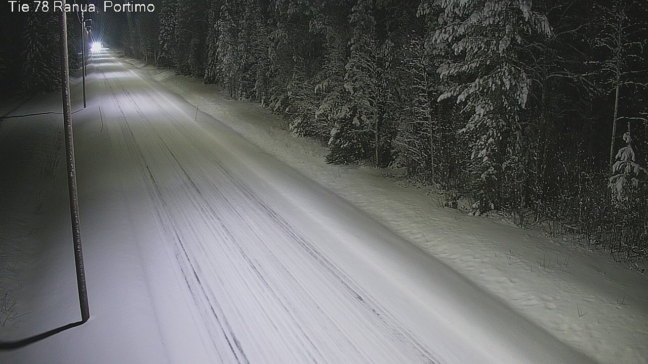 Weather Camera Image Väg 78_Ranua, Portimo, Ranua, Lappi