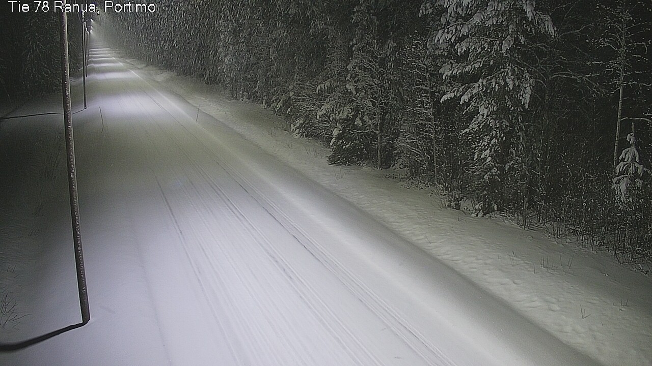 Weather Camera Image Väg 78_Ranua, Portimo, Ranua, Lappi