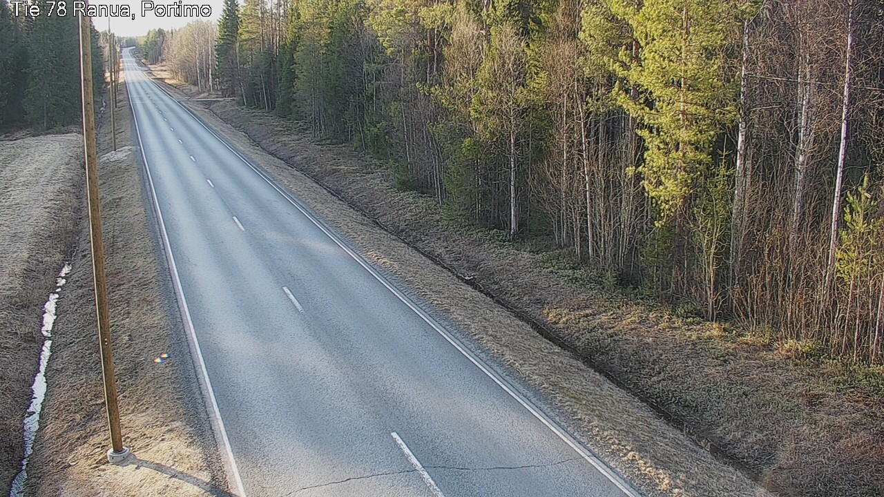 Kelikamerat Kuva Tie 78_Ranua, Portimo, Ranua, Lappi