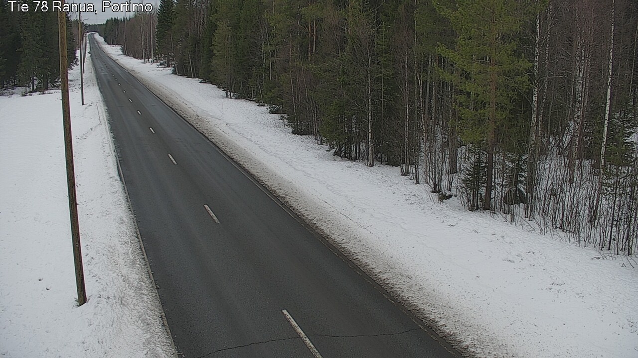 Weather Camera Image Road 78_Ranua, Portimo, Ranua, Lappi