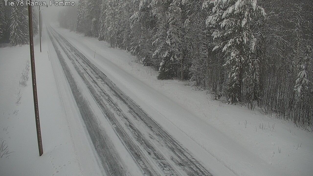 Weather Camera Image Väg 78_Ranua, Portimo, Ranua, Lappi