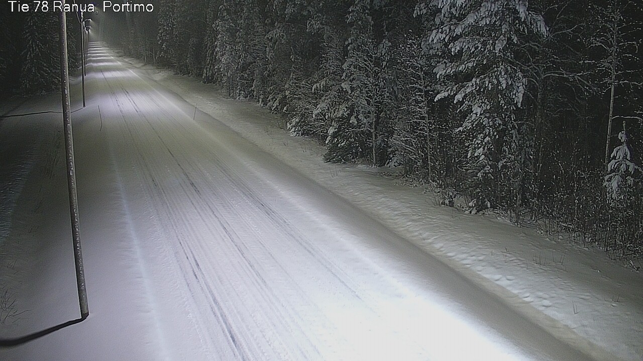 Weather Camera Image Väg 78_Ranua, Portimo, Ranua, Lappi