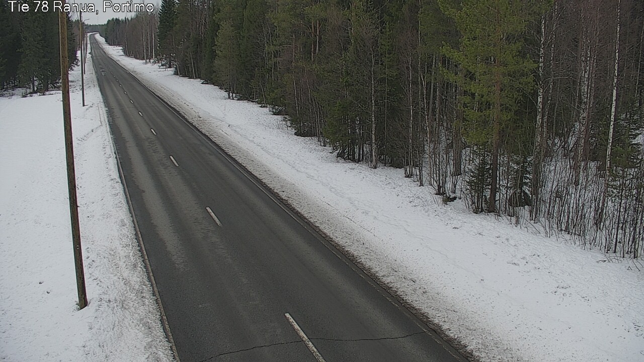 Weather Camera Image Väg 78_Ranua, Portimo, Ranua, Lappi