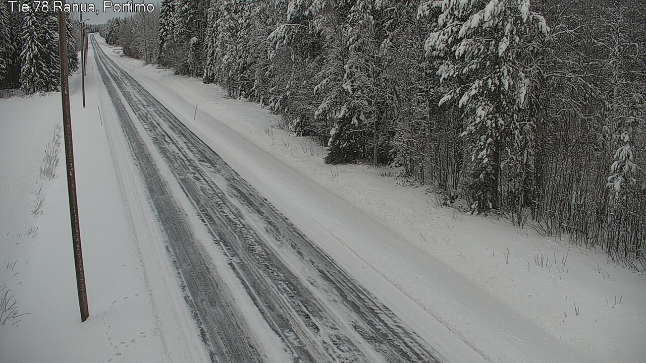 Weather Camera Image Väg 78_Ranua, Portimo, Ranua, Lappi