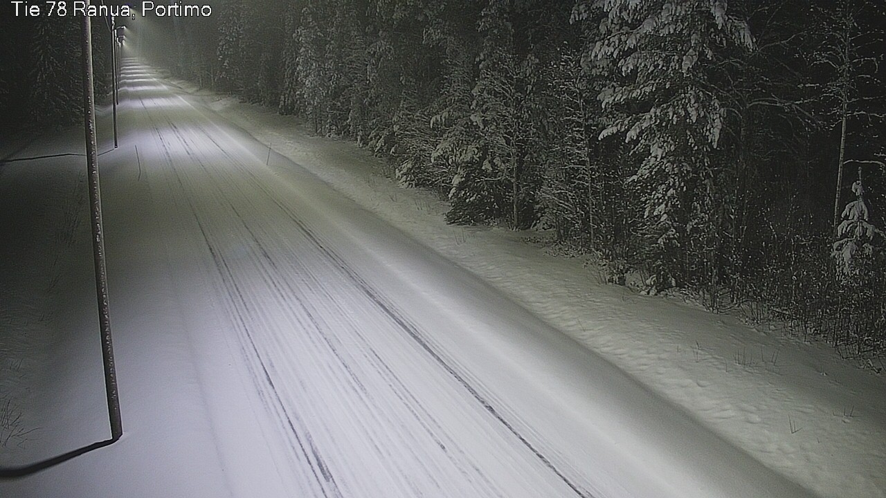 Weather Camera Image Väg 78_Ranua, Portimo, Ranua, Lappi