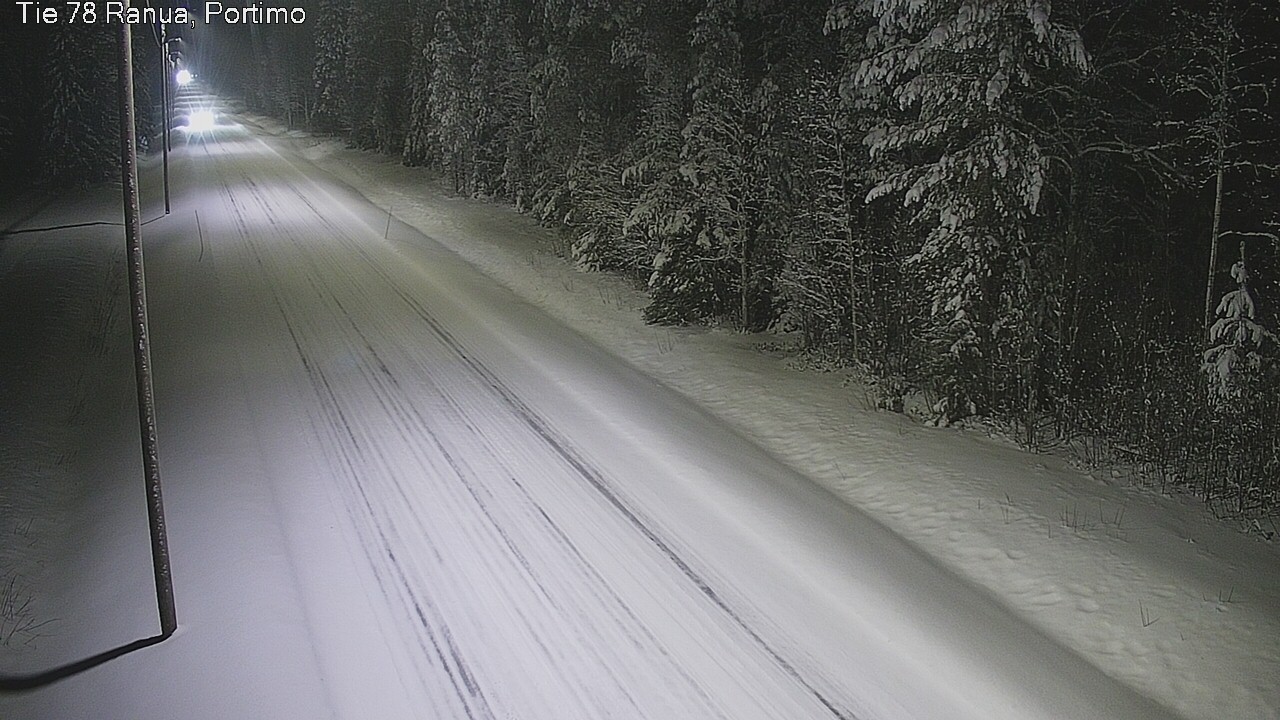 Weather Camera Image Väg 78_Ranua, Portimo, Ranua, Lappi