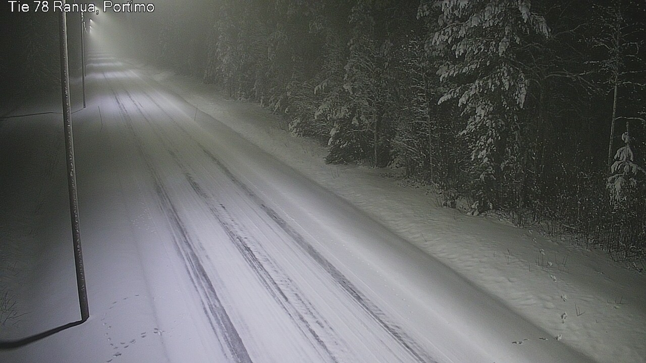 Weather Camera Image Väg 78_Ranua, Portimo, Ranua, Lappi