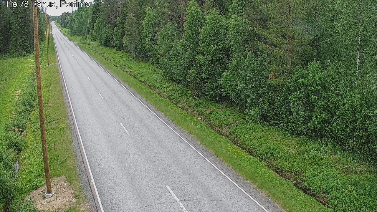 Weather Camera Image Väg 78_Ranua, Portimo, Ranua, Lappi