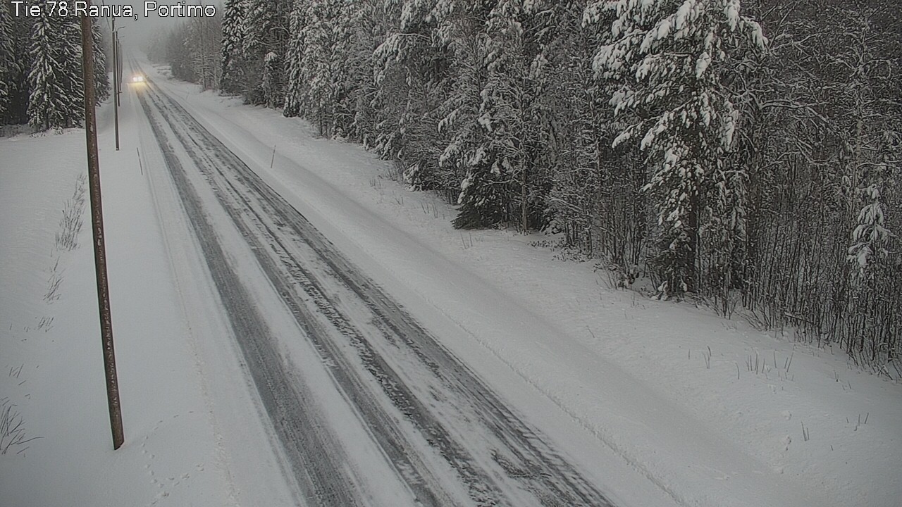 Weather Camera Image Väg 78_Ranua, Portimo, Ranua, Lappi