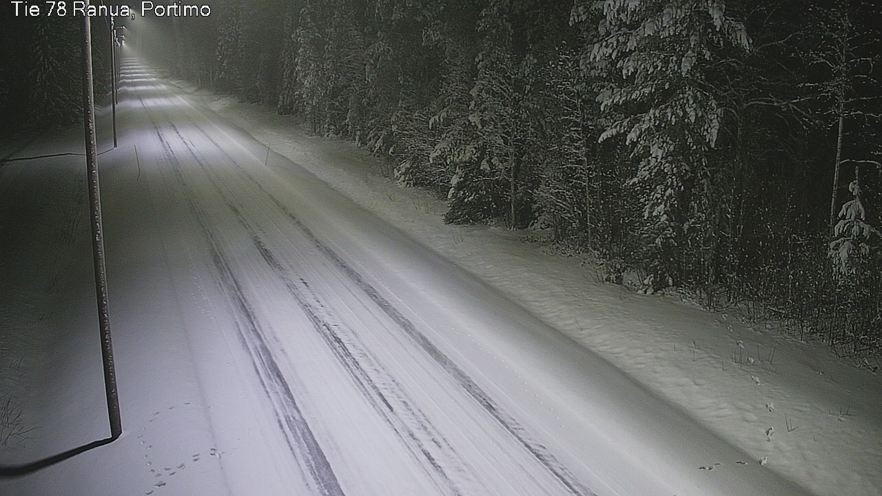 Weather Camera Image Väg 78_Ranua, Portimo, Ranua, Lappi