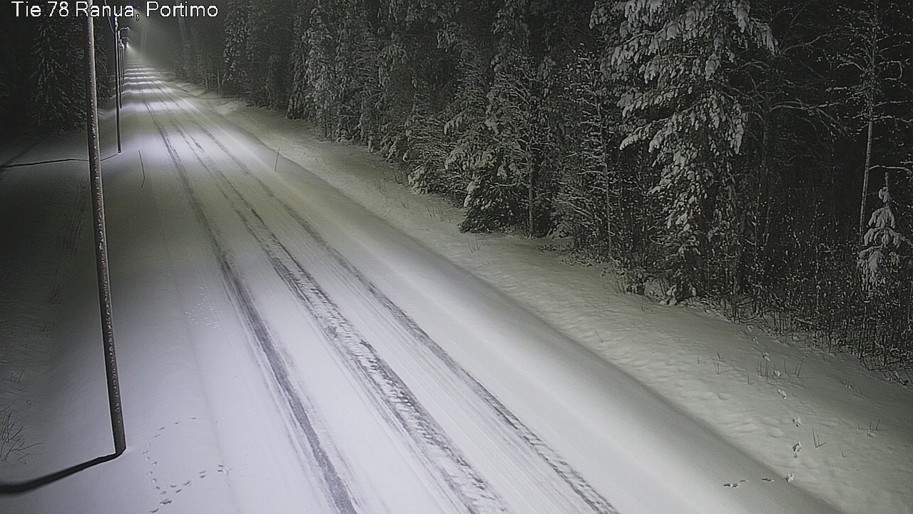 Weather Camera Image Väg 78_Ranua, Portimo, Ranua, Lappi