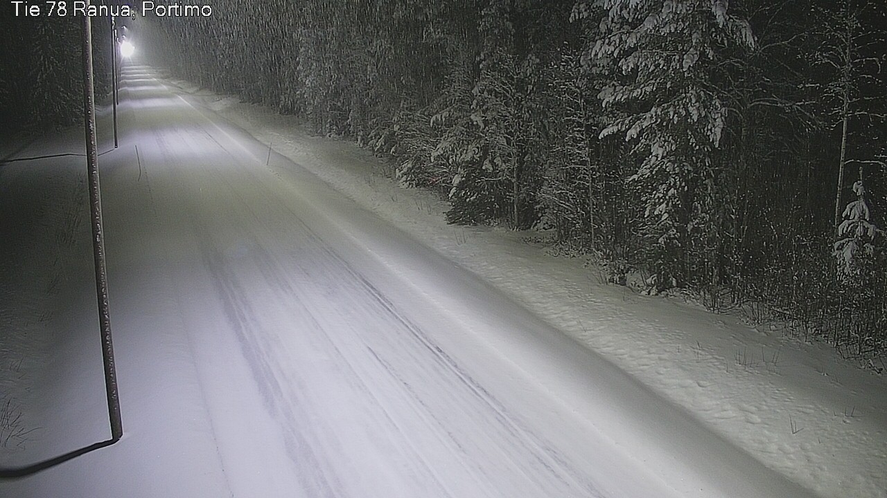 Weather Camera Image Väg 78_Ranua, Portimo, Ranua, Lappi