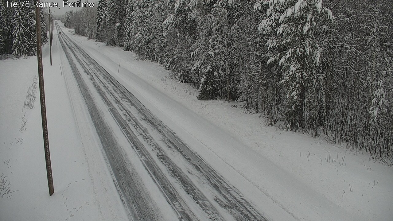 Weather Camera Image Väg 78_Ranua, Portimo, Ranua, Lappi