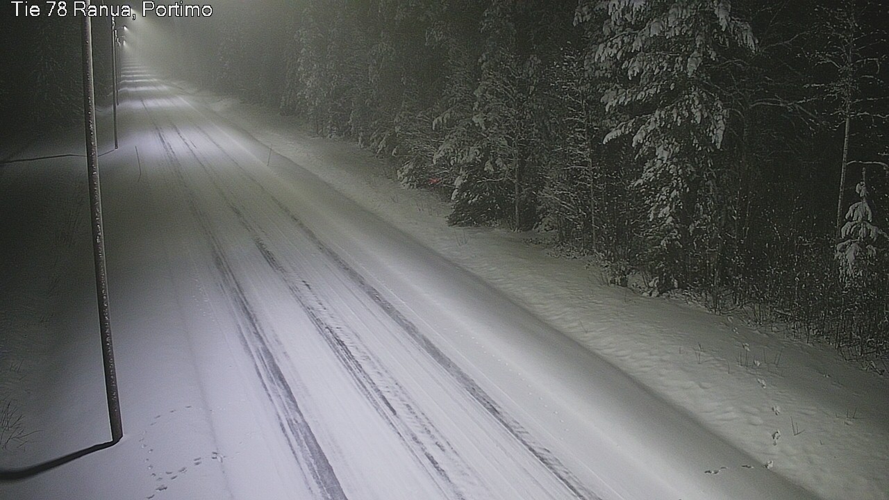 Weather Camera Image Väg 78_Ranua, Portimo, Ranua, Lappi