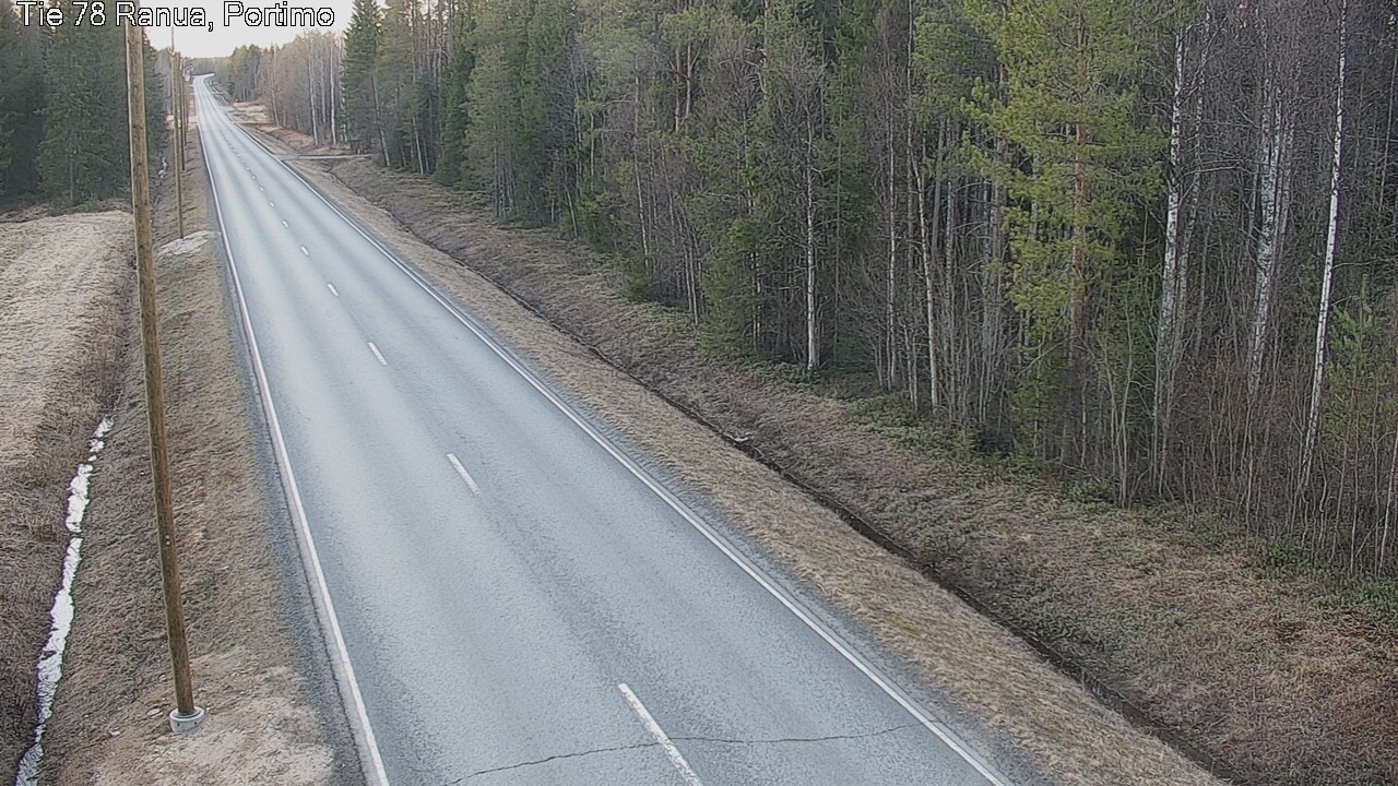 Kelikamerat Kuva Tie 78_Ranua, Portimo, Ranua, Lappi