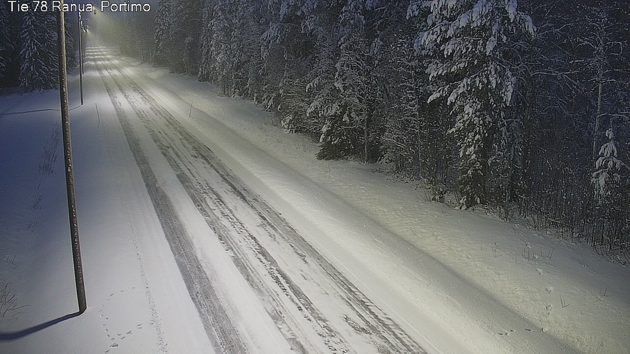 Weather Camera Image Väg 78_Ranua, Portimo, Ranua, Lappi