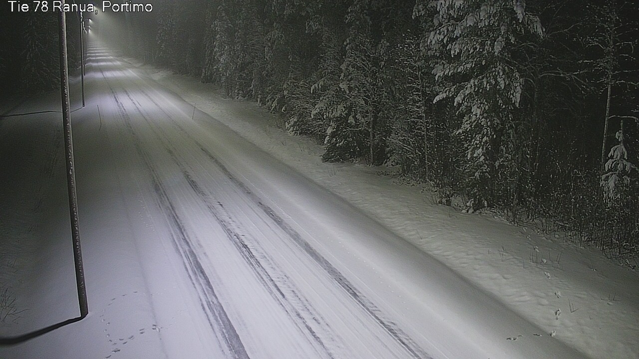 Weather Camera Image Väg 78_Ranua, Portimo, Ranua, Lappi