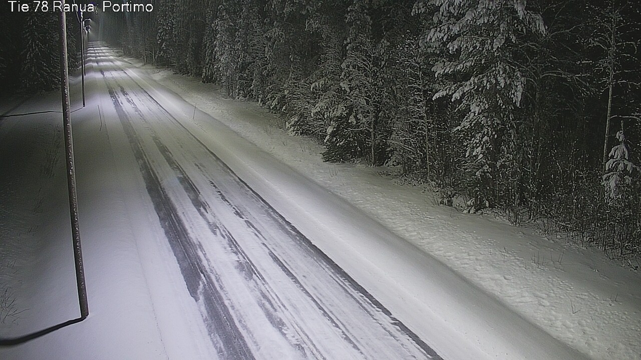Weather Camera Image Väg 78_Ranua, Portimo, Ranua, Lappi