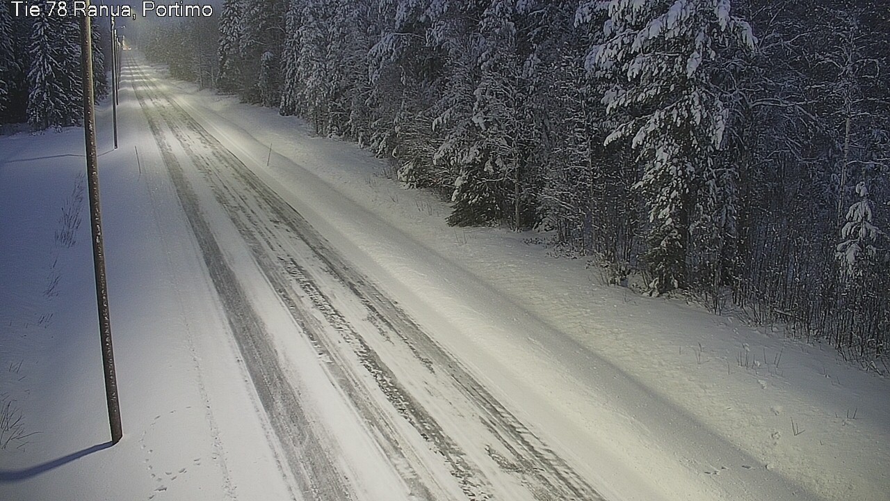 Weather Camera Image Väg 78_Ranua, Portimo, Ranua, Lappi