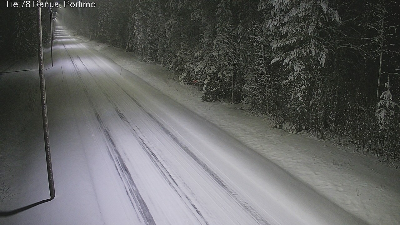 Weather Camera Image Väg 78_Ranua, Portimo, Ranua, Lappi