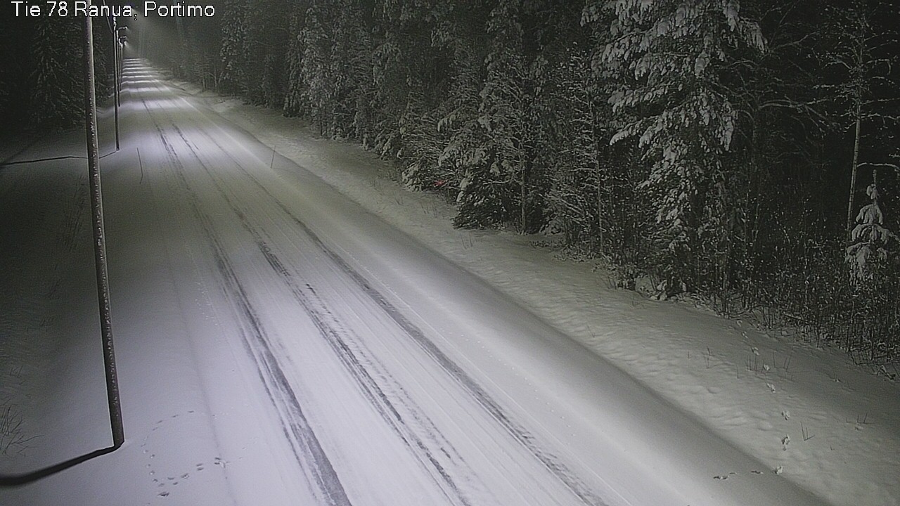 Weather Camera Image Väg 78_Ranua, Portimo, Ranua, Lappi