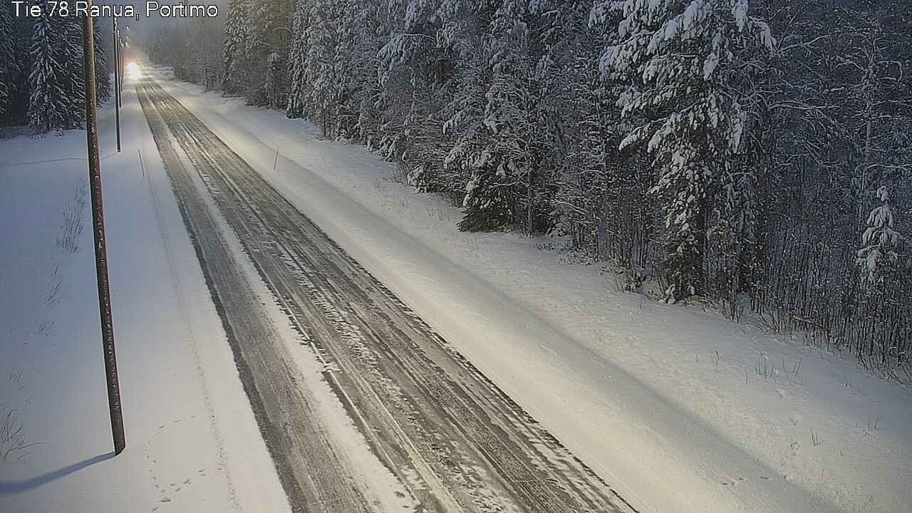 Weather Camera Image Road 78_Ranua, Portimo, Ranua, Lappi