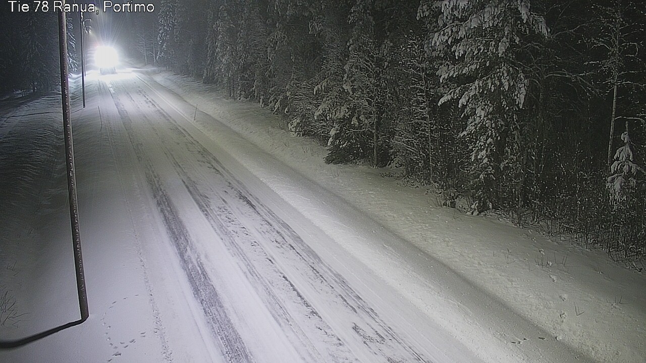 Weather Camera Image Väg 78_Ranua, Portimo, Ranua, Lappi