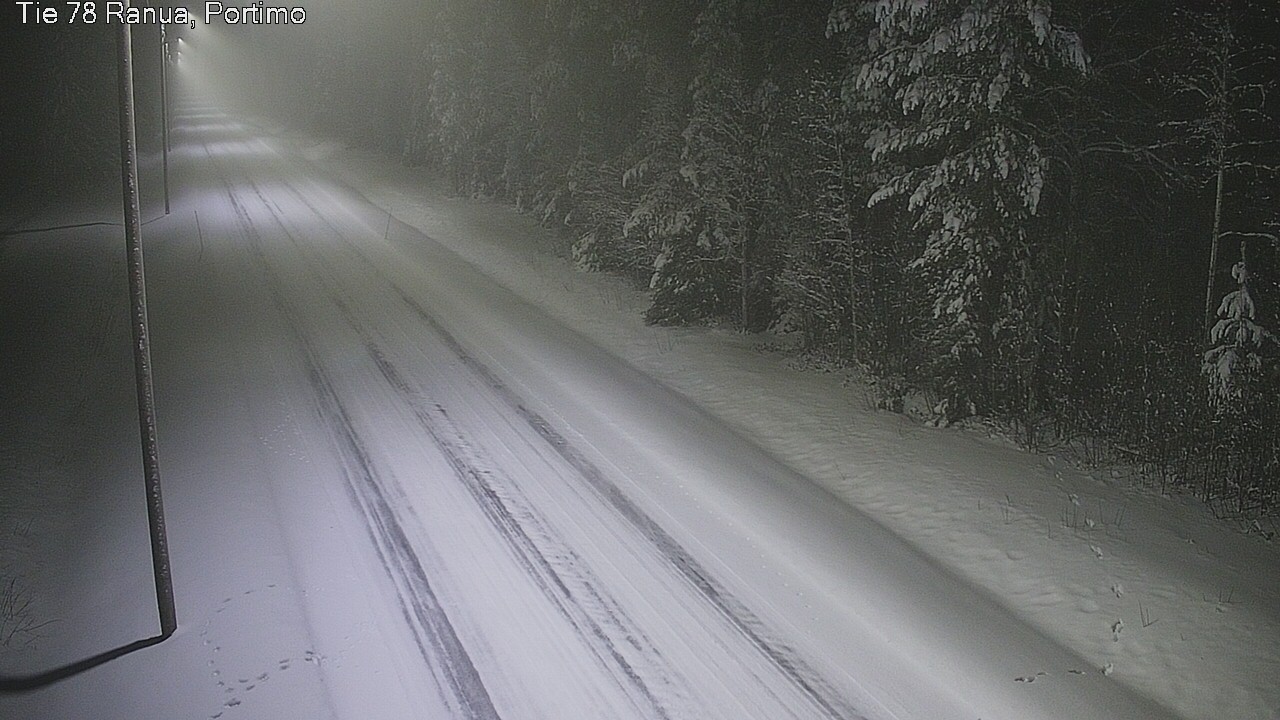 Weather Camera Image Väg 78_Ranua, Portimo, Ranua, Lappi