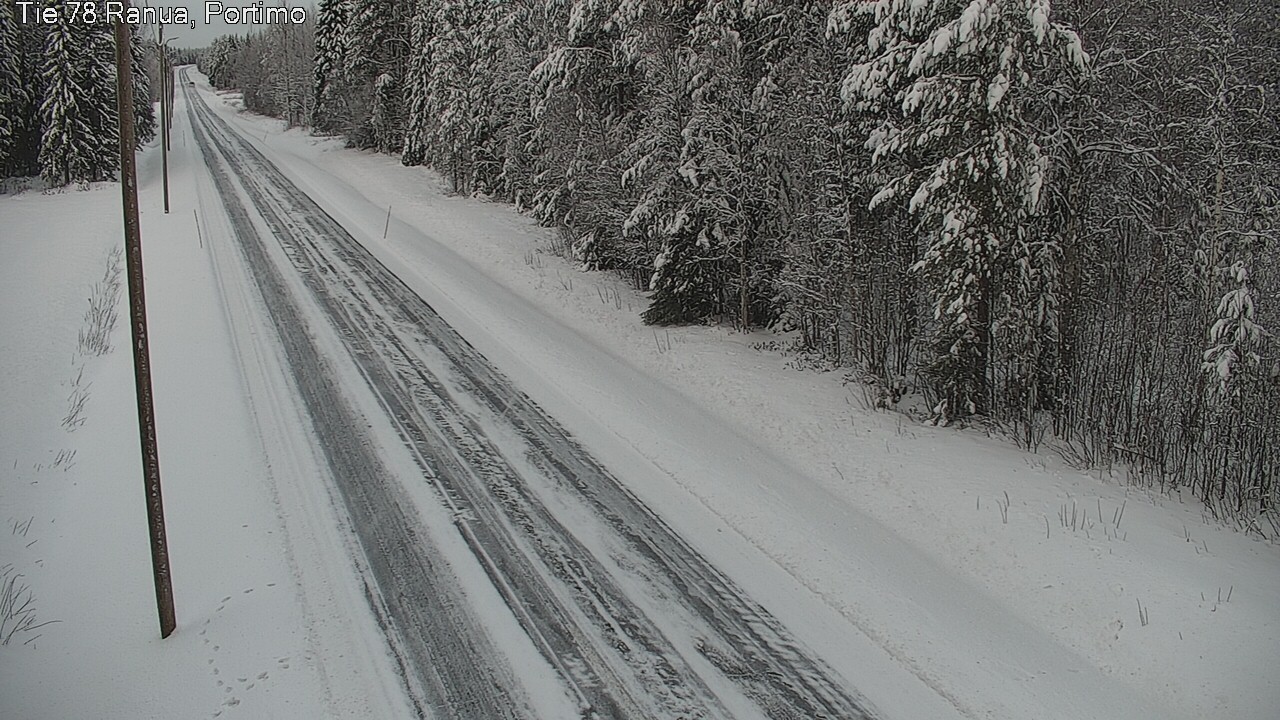 Weather Camera Image Väg 78_Ranua, Portimo, Ranua, Lappi