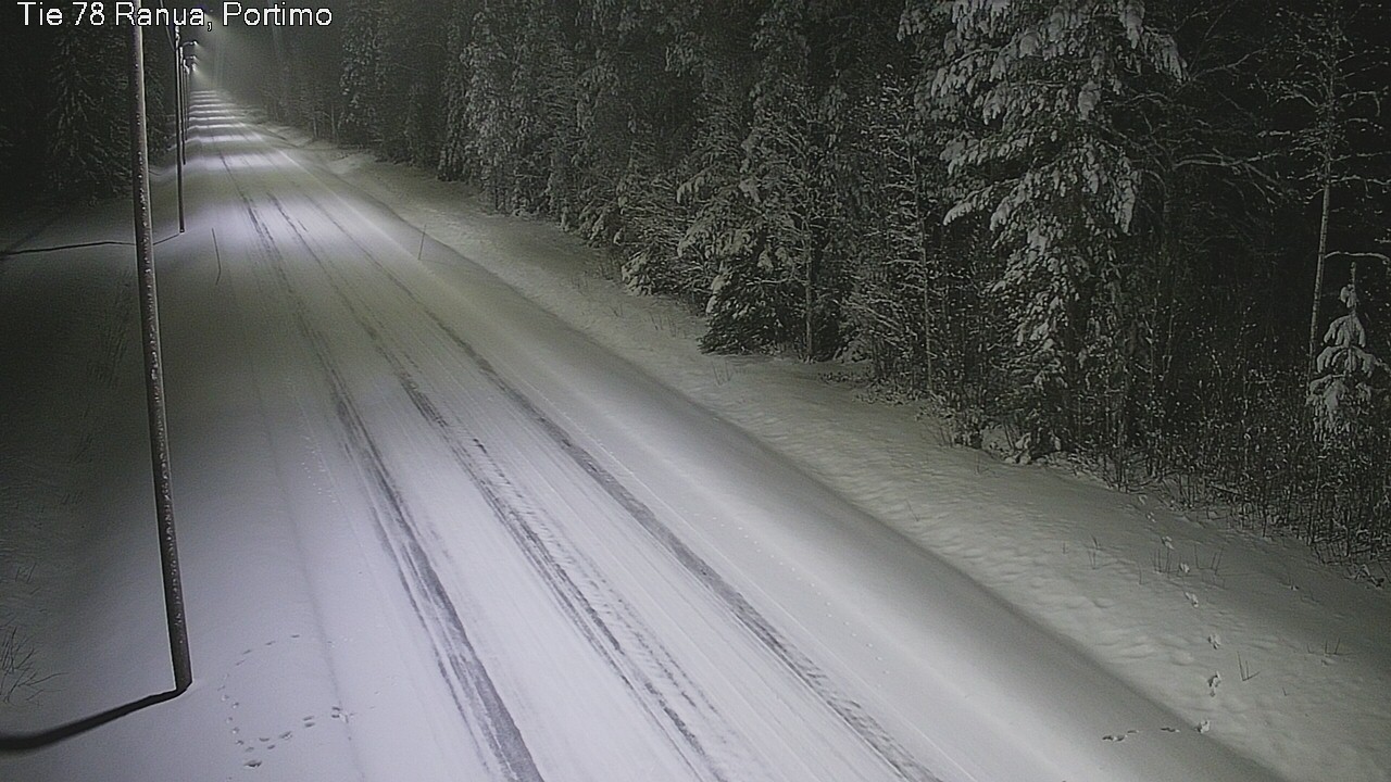 Weather Camera Image Väg 78_Ranua, Portimo, Ranua, Lappi
