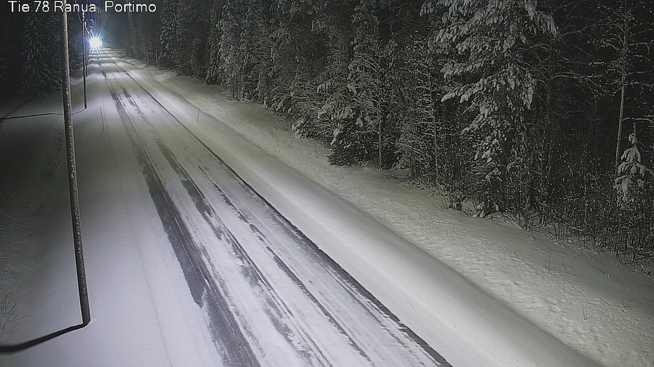 Weather Camera Image Väg 78_Ranua, Portimo, Ranua, Lappi