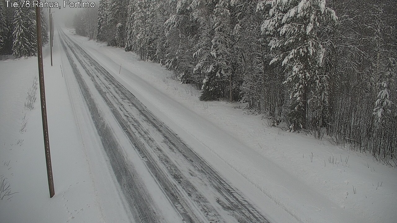 Weather Camera Image Väg 78_Ranua, Portimo, Ranua, Lappi
