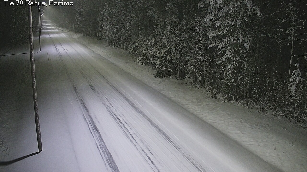 Weather Camera Image Väg 78_Ranua, Portimo, Ranua, Lappi